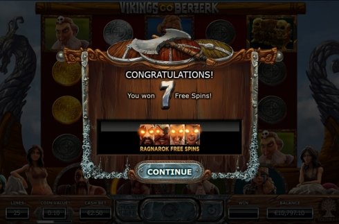 Bonuse Ragnarok Free Spins